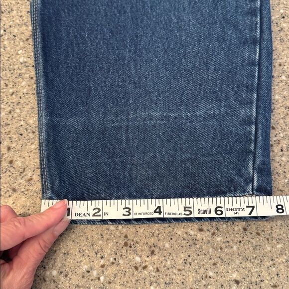 PACO JEANS CO Baggy Y2K Hip Hop Streetwear Globe Logo Embroidered Jeans - Picture 13 of 14